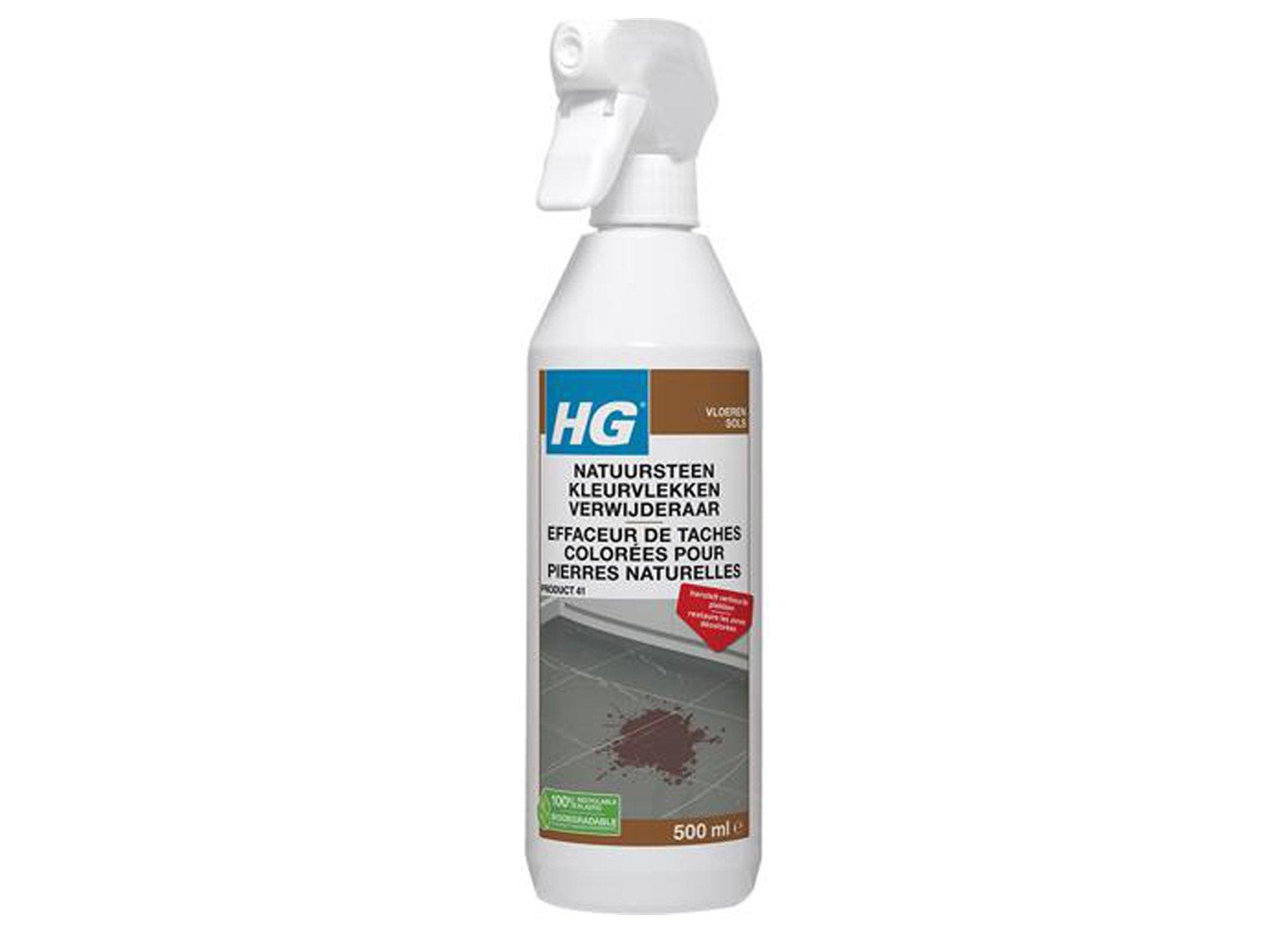 HG NATUURSTEEN KLEURVLEKKENVERWIJDERAAR 500ML