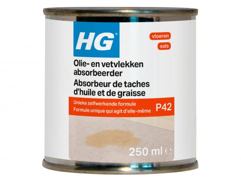 HG TEGEL EN NATUURSTEEN OLIE- & VETVLEKKEN ABSORBEERDER 250ML