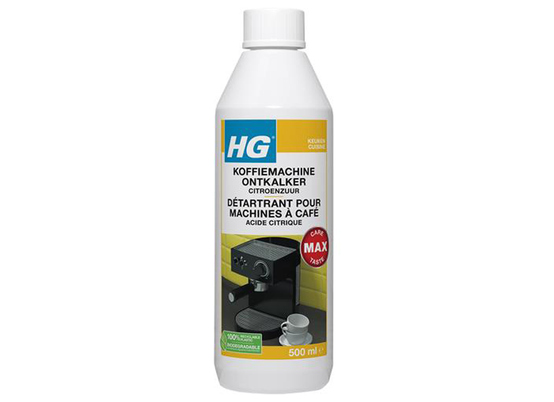 HG KOFFIEMACHINE ONTKALKER CITROENZUUR 500ML