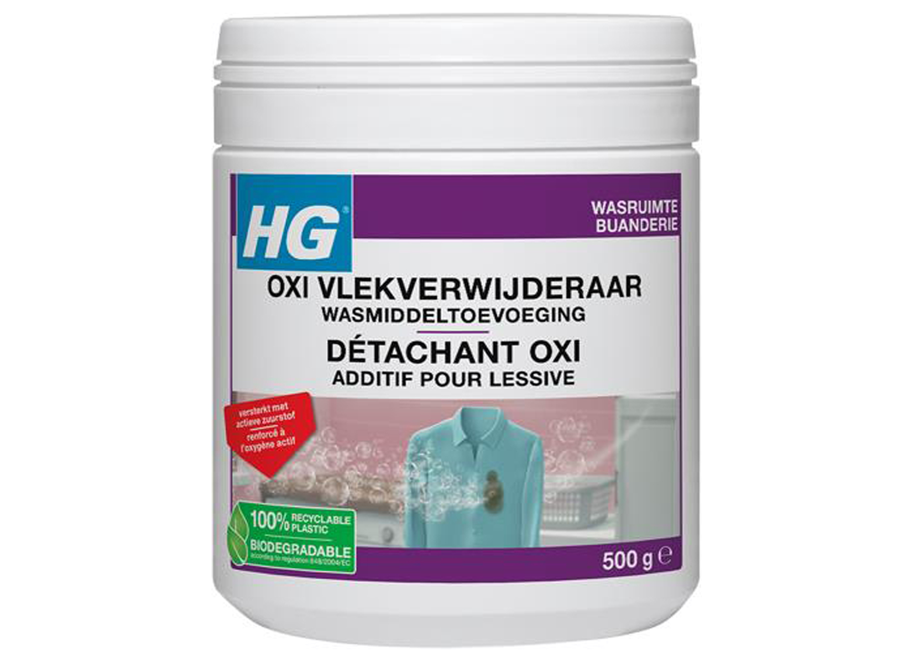 HG OXI VLEKVERWIJDERAARD WASMIDDELTOEVOEGING 500G