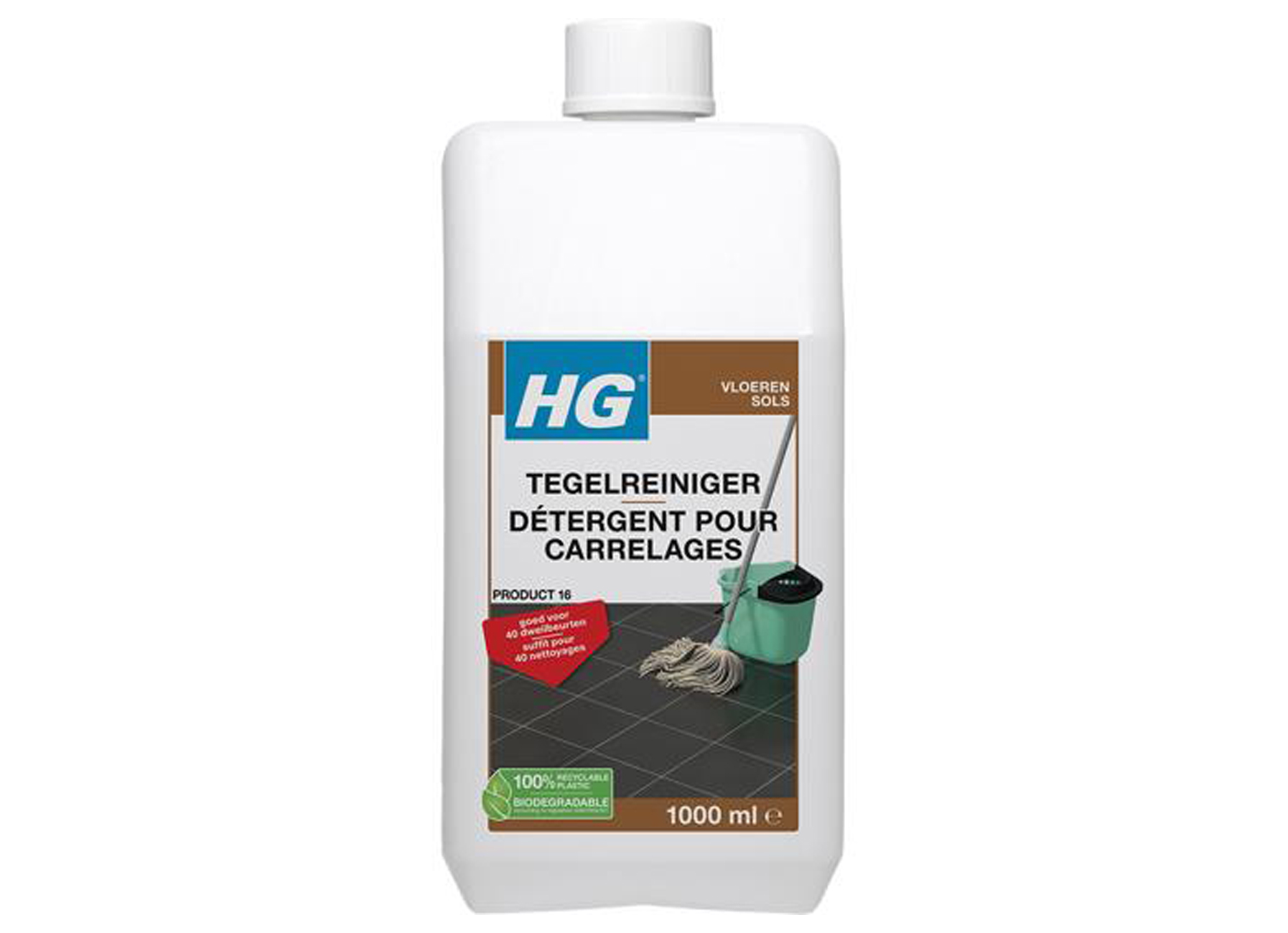 HG DETERGENT POUR CARRELAGES 1L