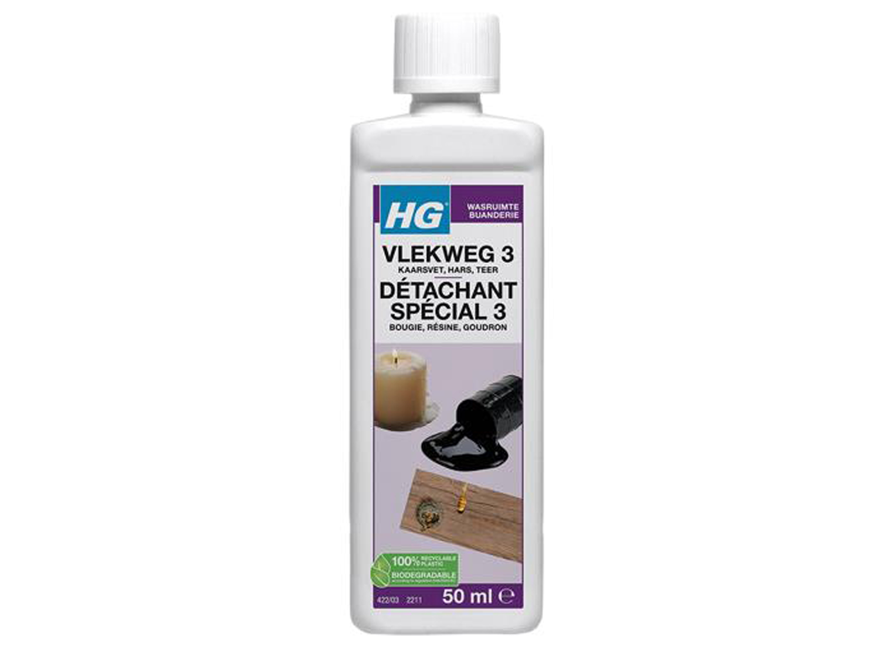 HG VLEKWEG 3 - KAARSVET 50ML