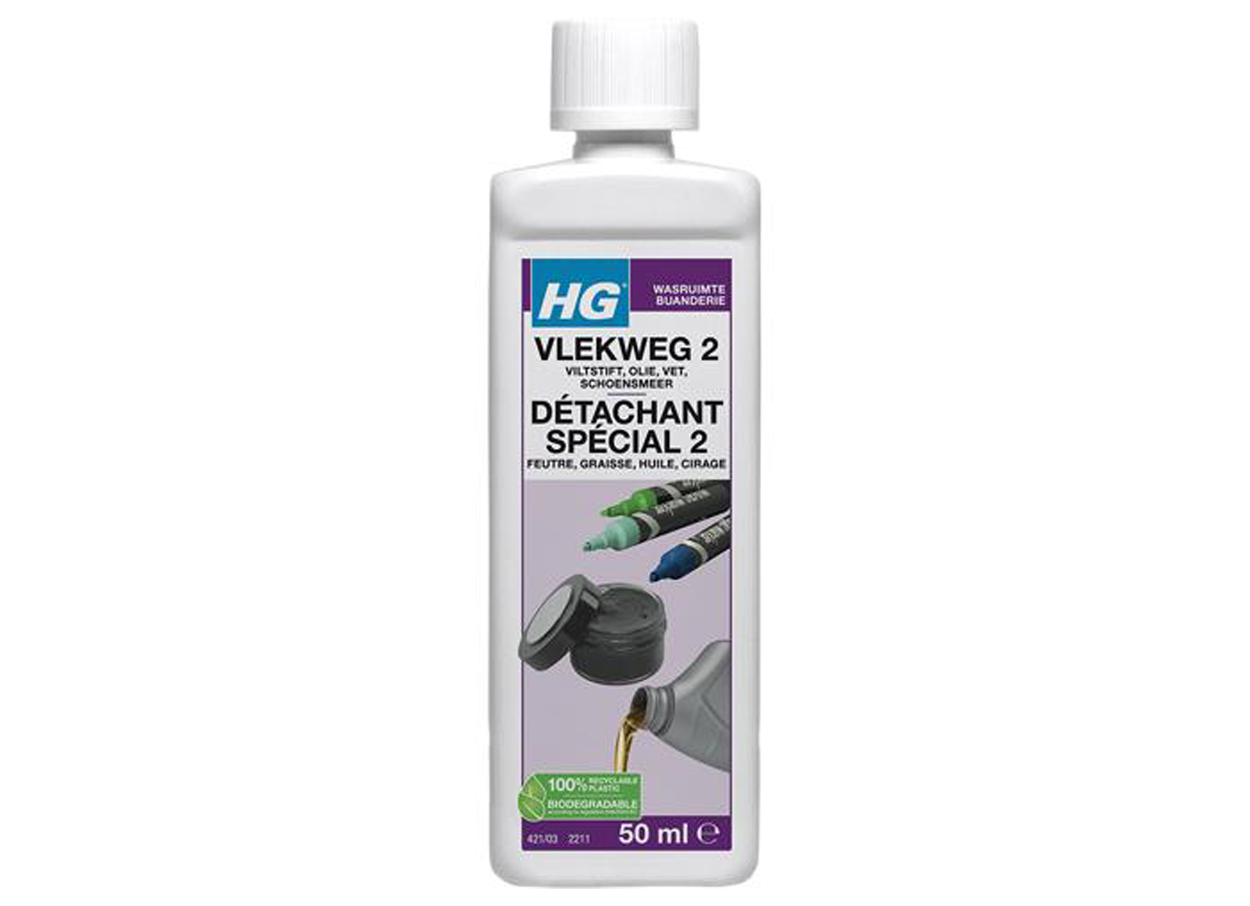 HG DETACHANT SPECIAL - TACHES DE FEUTRE 50ML