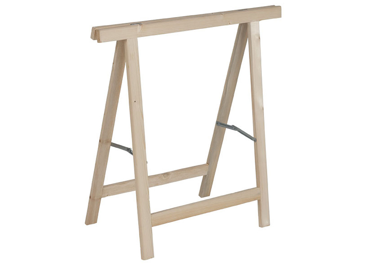 TRETEAU PIN 75X75CM - 80KG