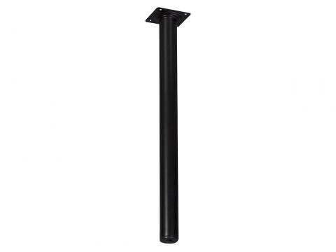 MEUBELPOOT ZWART Ø30MM L=40CM