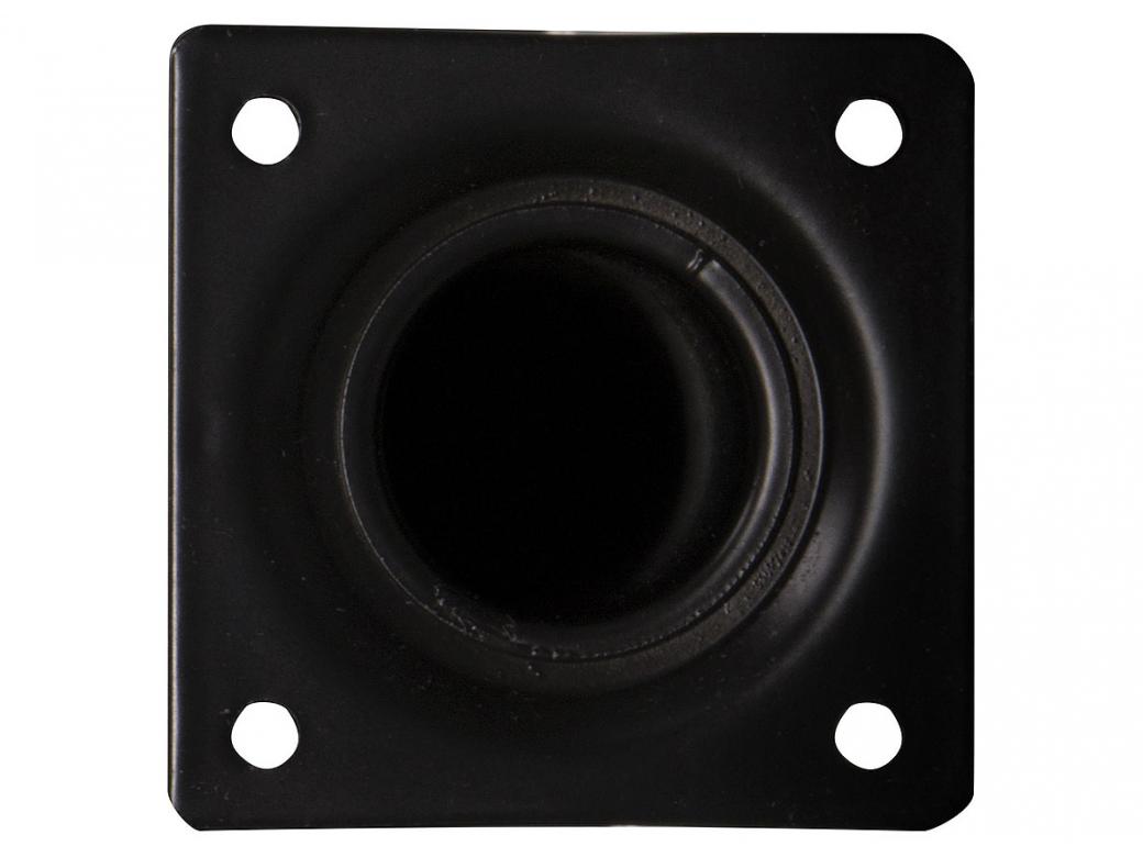 PIED DE MEUBLE ROND METAL NOIR