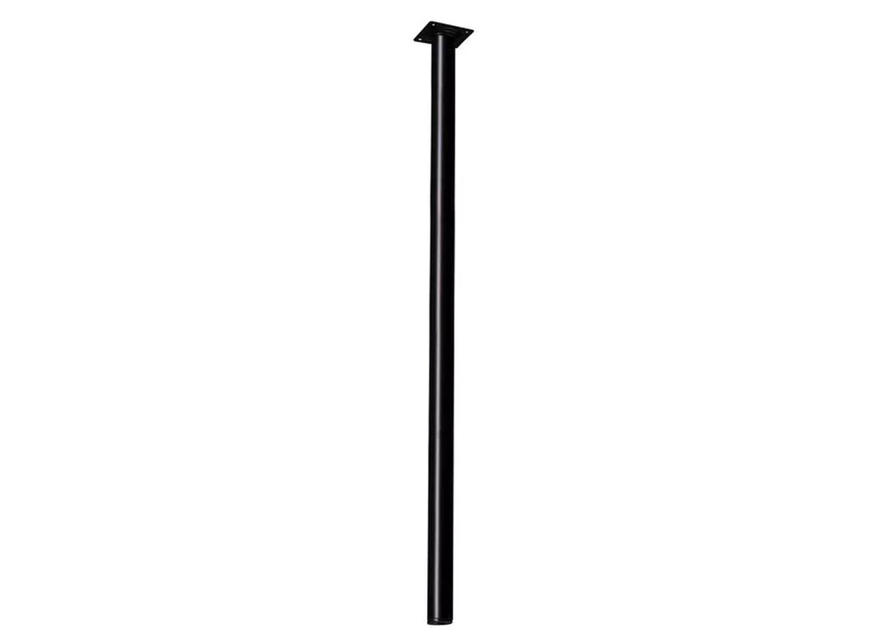 MEUBELPOOT ZWART Ø30MM L=75CM