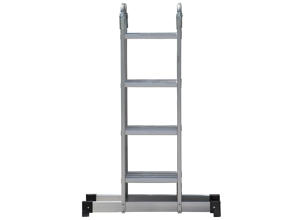 ECHELLE PLIANTE ALU 4 X 4 MARCHES + 2 STABILISATEURS
