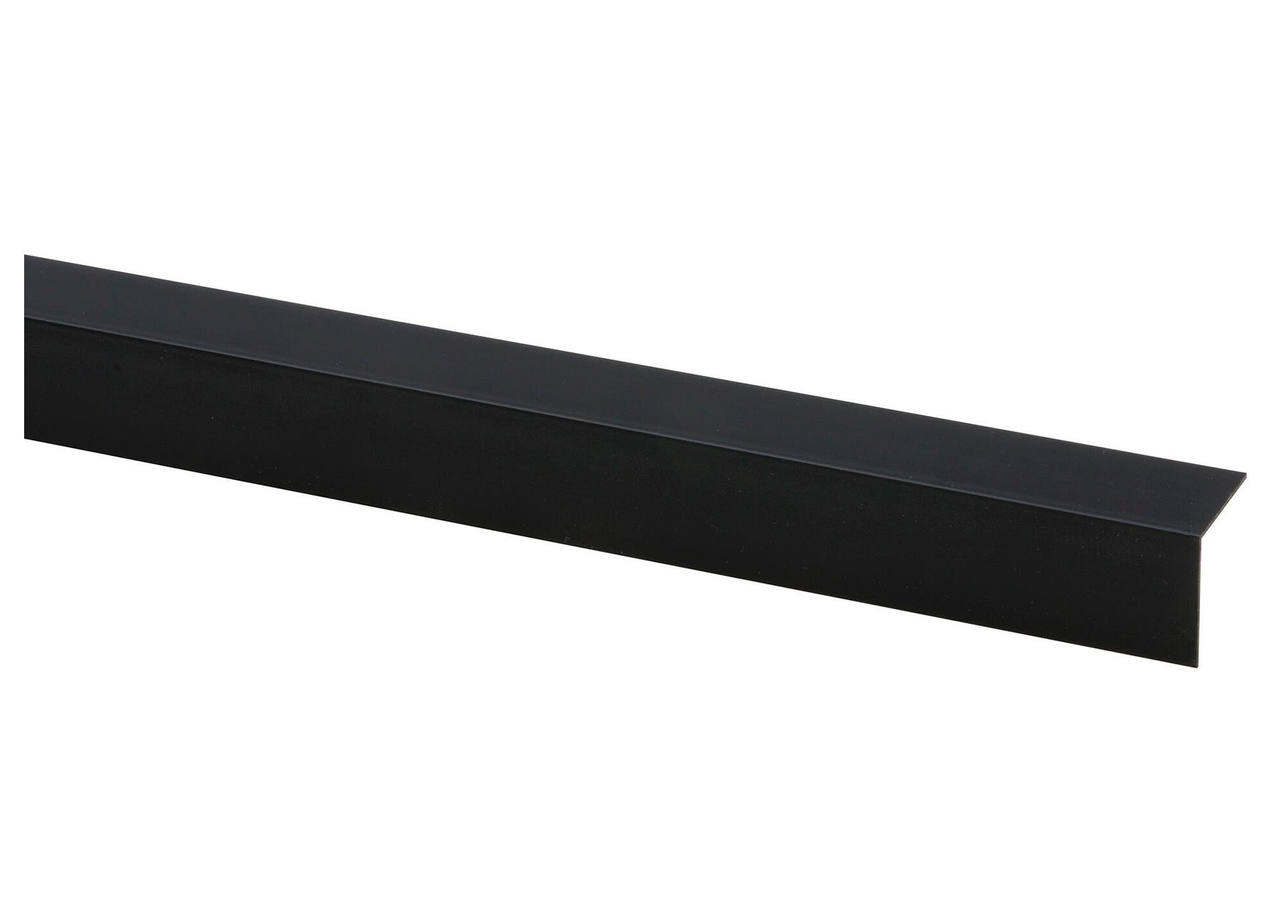 PVC HOEKPROFIEL 25X25MM ZWART 260CM