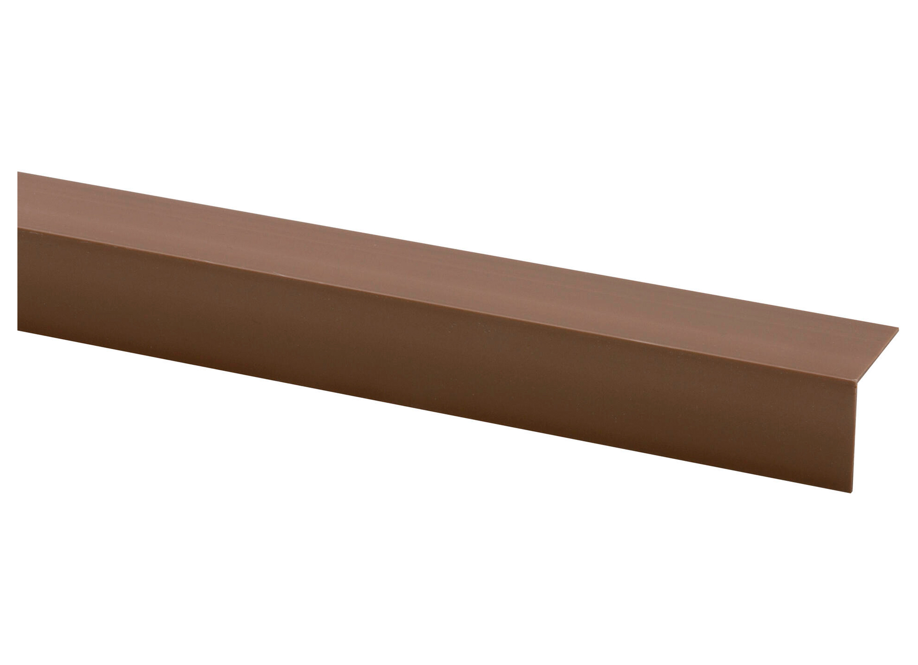 PVC HOEKPROFIEL 30X30MM BRUIN 260CM