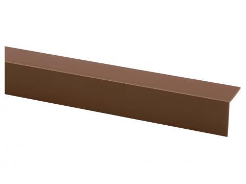 PVC MOULURE D'ANGLE 35X35MM BRUN 260CM