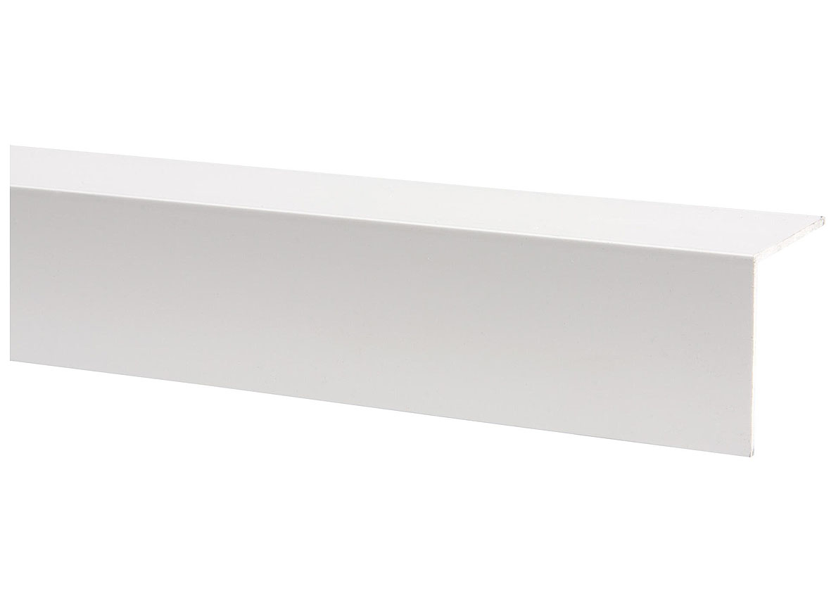 PVC MOULURE D'ANGLE 35X35MM BLANC 260CM