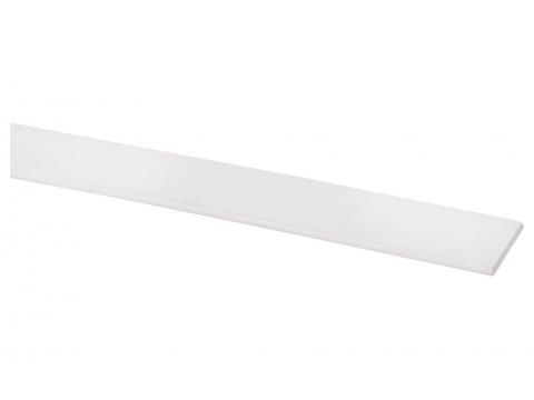 PROFILE DE FINITION PLAT PVC BLANC 20MM 260CM