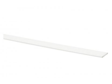 PLAT AFDEKPROFIEL PVC WIT 30MM 260CM