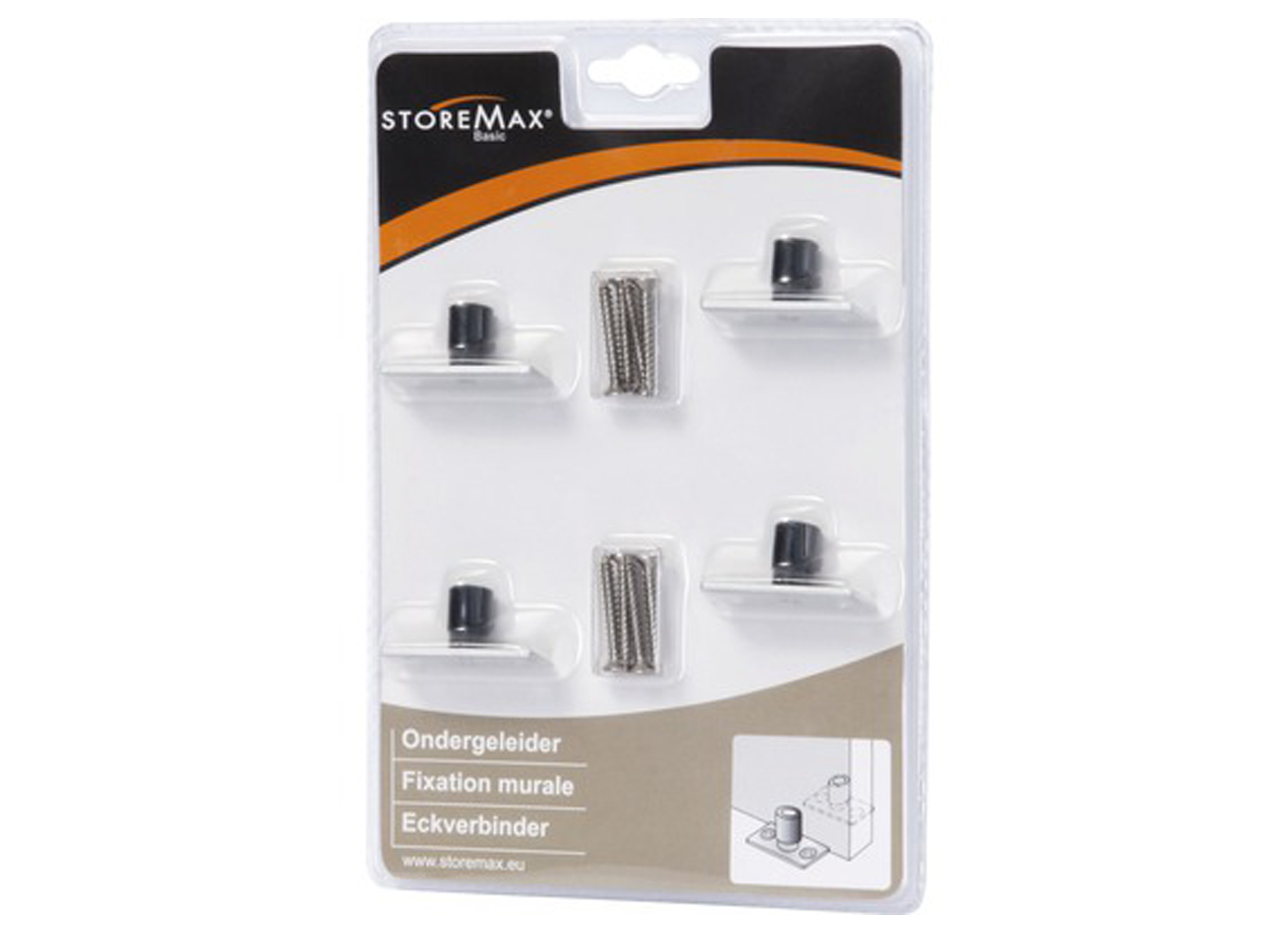 STOREMAX SET ONDERGELEIDERS 4 STUKS