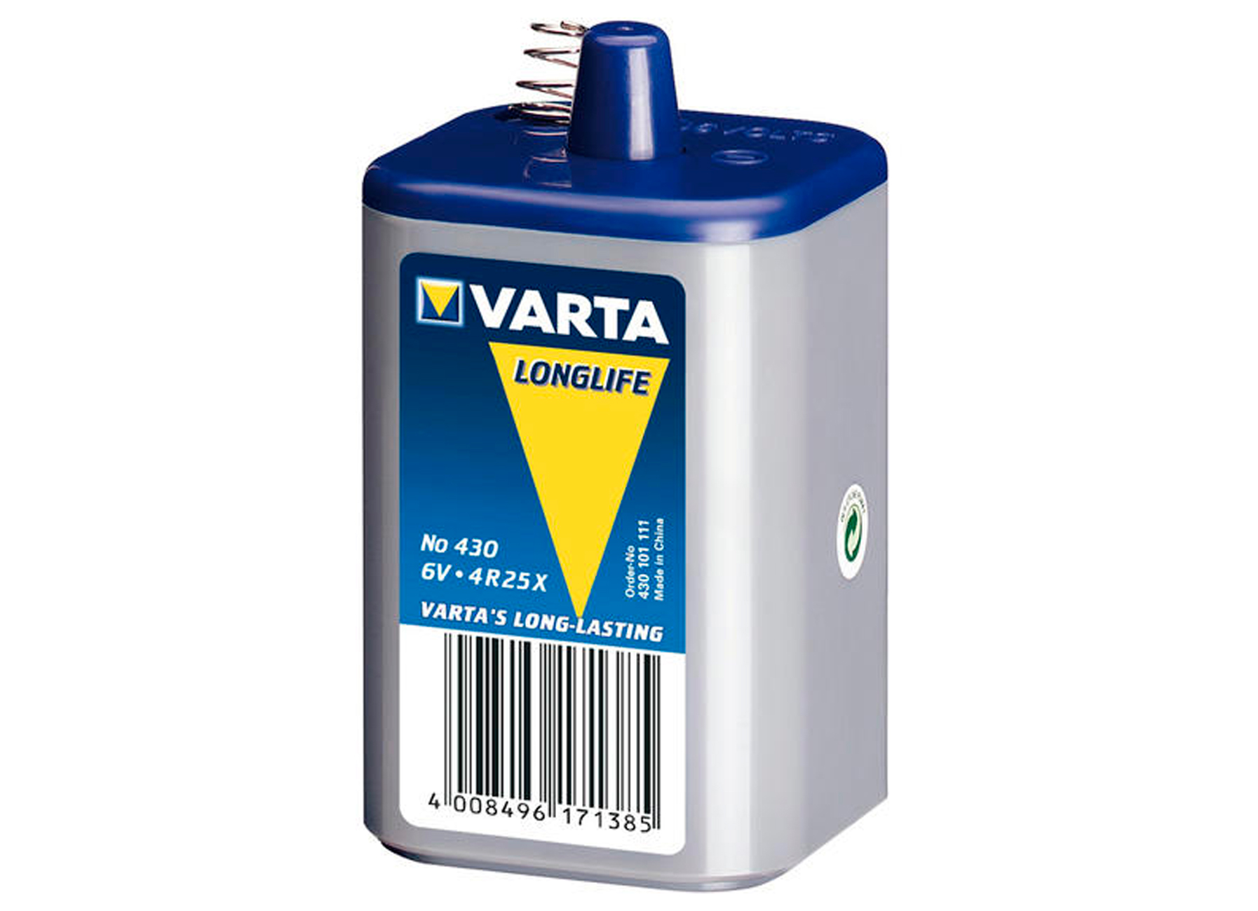 VARTA BLOKBATTERIJ MET VEREN 6V 9000MAH