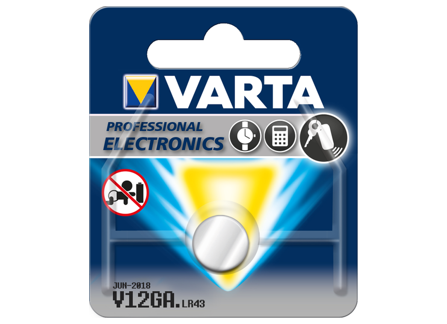 VARTA PILE BOUTON V12GA LR43