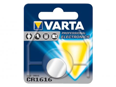 VARTA PILE BOUTON LITHIUM CR1616