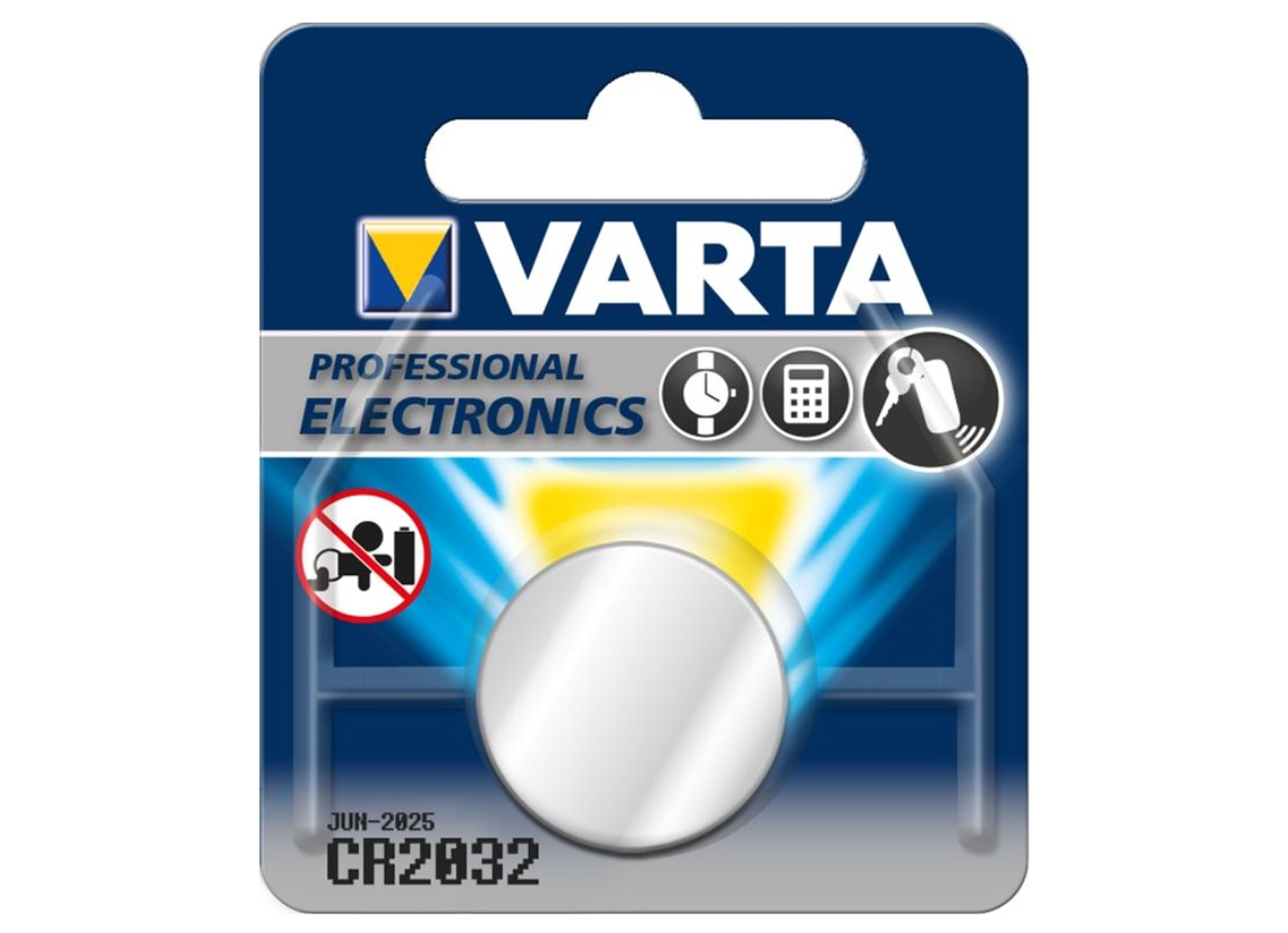 VARTA CELBATTERIJ LITHIUM CR2032