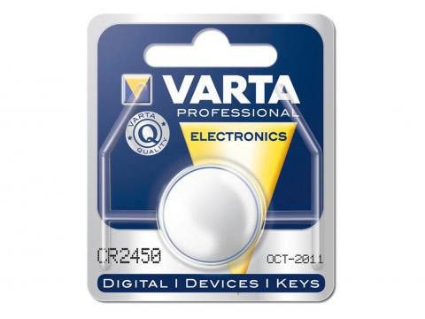 VARTA PILE BOUTON LITHIUM CR2450