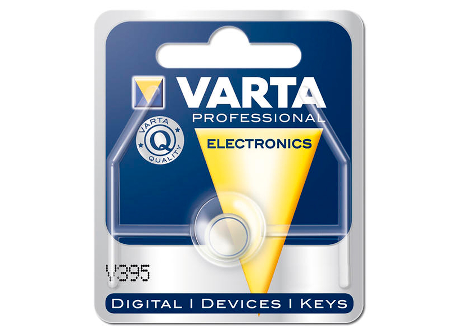 VARTA PILE BOUTON SILVER V395