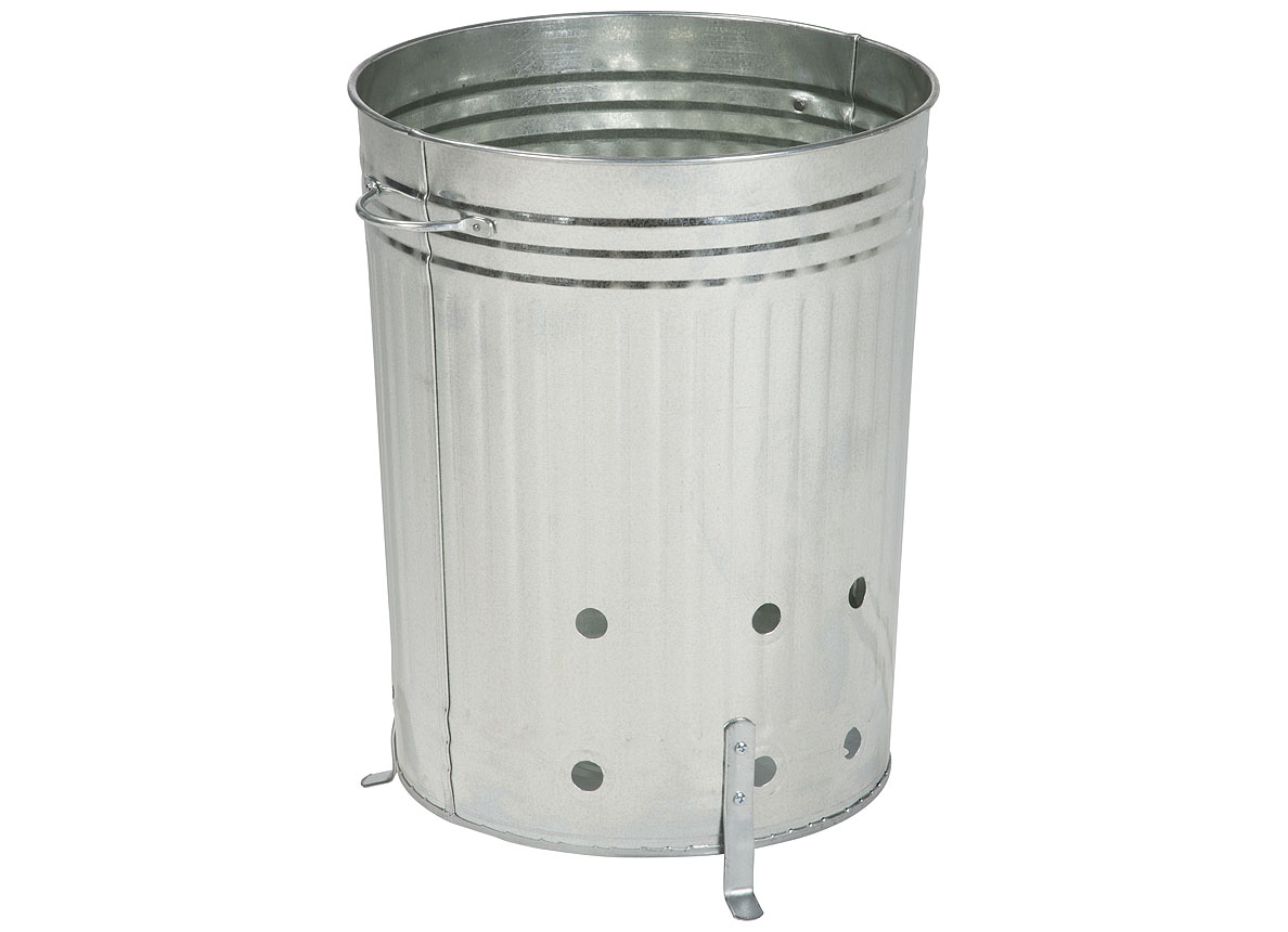 INCINERATEUR POUR DECHETS JARDIN 100L GALVA