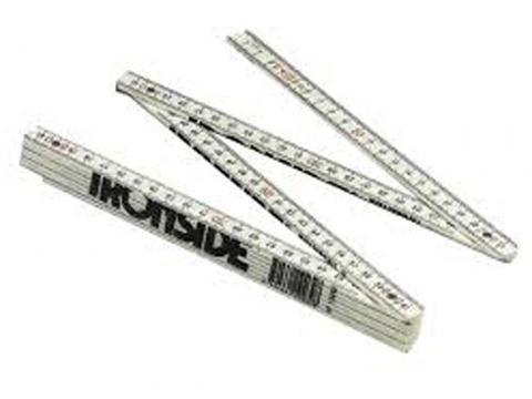 Double Mètre Pliant Fibre de Verre - 2m