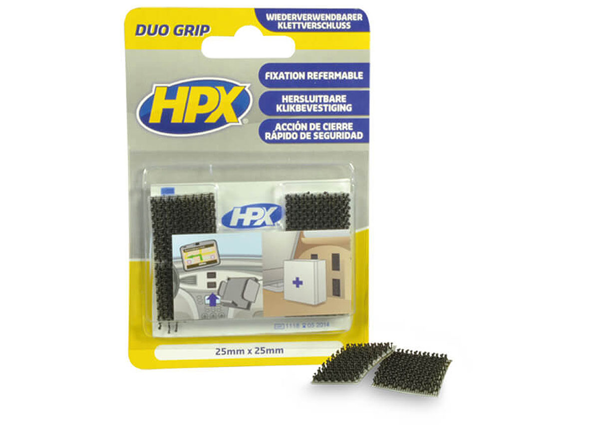 HPX DUO GRIP SPECIALE KLITTENBAND PADS 25MMX25MM