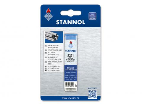 STANNOL SOLDEERDRAAD S321 1.5MM 30G SN99.3/CU0.7