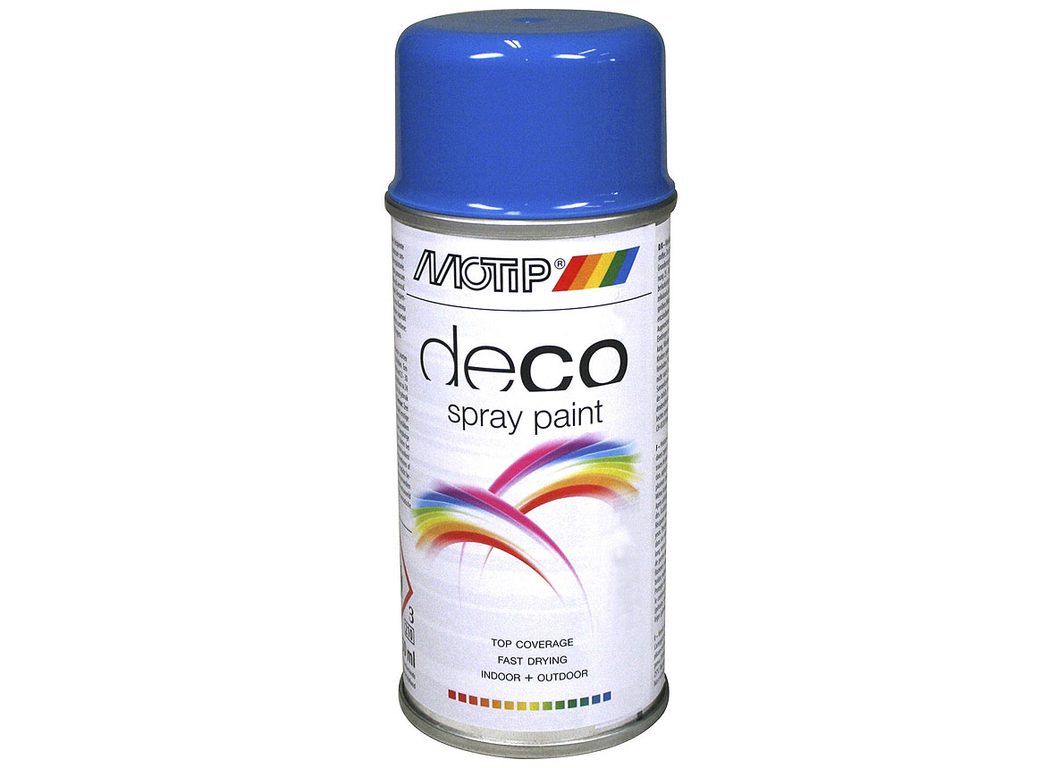 MOTIP SPRAY HOOGGLANS LAK HEMELSBLAUW RAL 5015 150ML