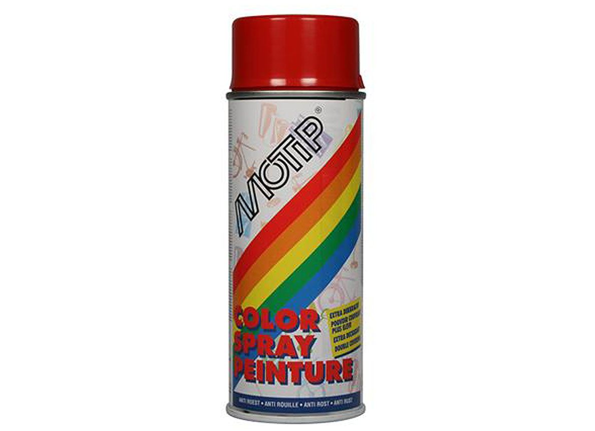 MOTIP SPRAY LAQUE BRILLANT ROUGE CARMIN RAL 3002 400ML