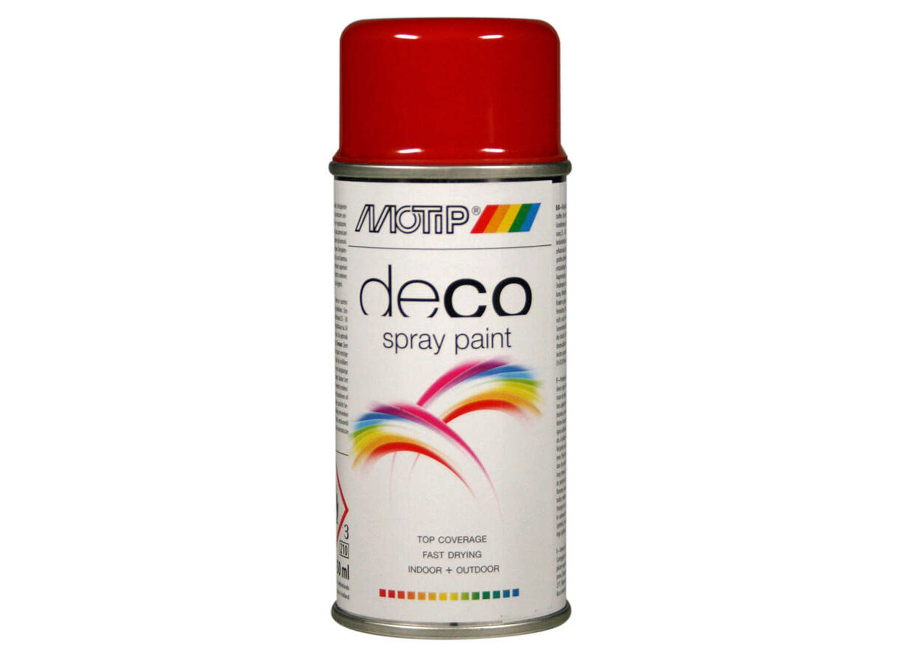MOTIP SPRAY HOOGGLANS LAK VUURROOD RAL3000 150ML