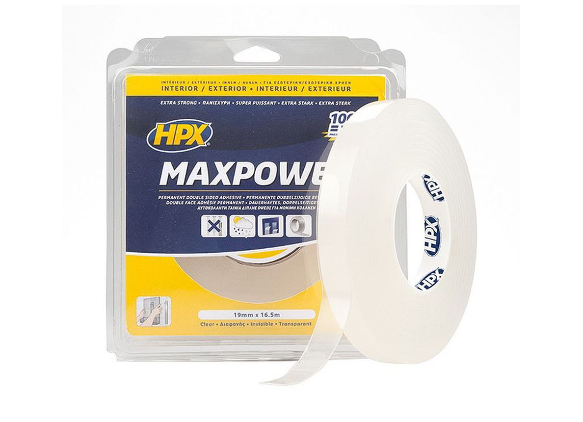 HPX MAX POWER TRANSPARANT 19MM X 2M