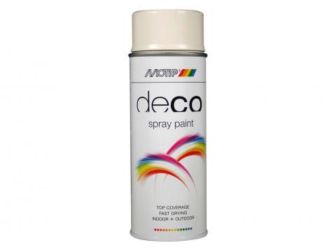 MOTIP SPRAY LAQUE BRILLANT BLANC GRIS RAL 9002 400ML