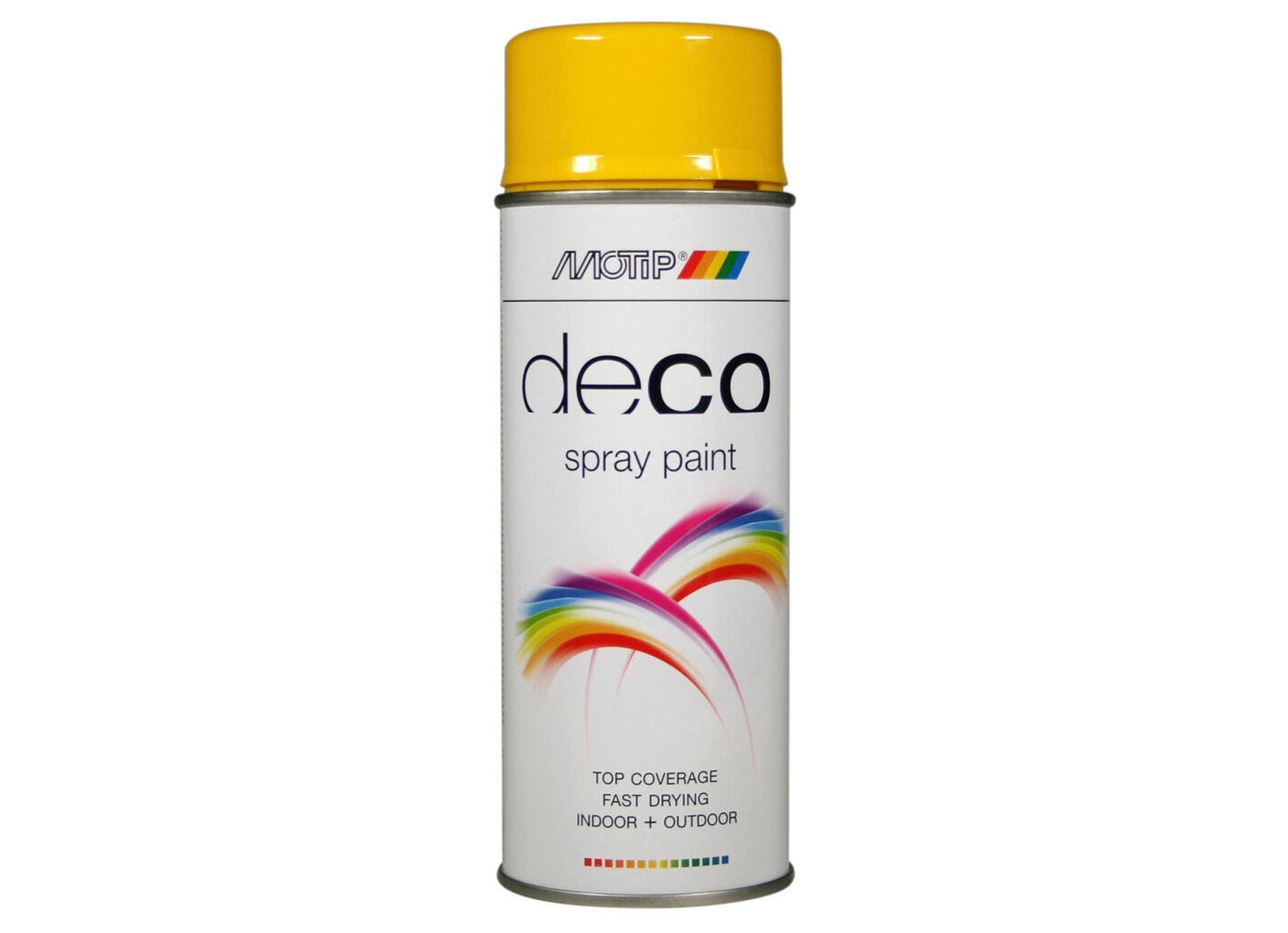 MOTIP SPRAY LAQUE BRILLANT JAUNE COLZA RAL 1021 400ML