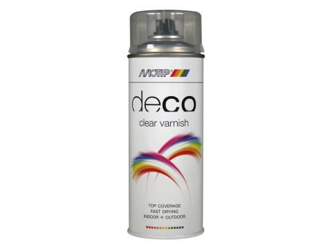 MOTIP SPRAY DECO VERNIS TRANSPARENT BRILLANT 400ML
