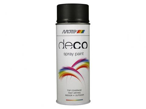MOTIP SPRAY LAQUE MAT NOIR PROFOND 400ML