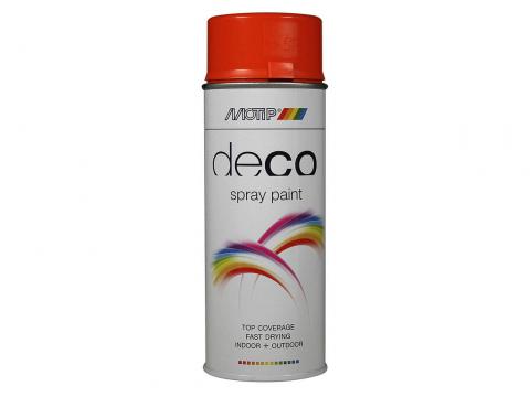 MOTIP SPRAY HOOGGLANS LAK FEL ORANJE 400ML