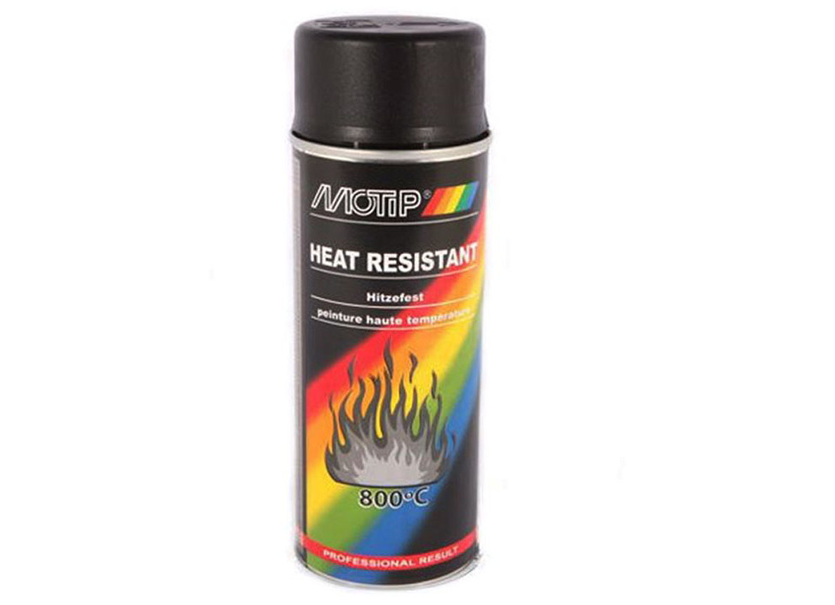 MOTIP SPRAY HITTEBESTENDIG ZWART 400ML