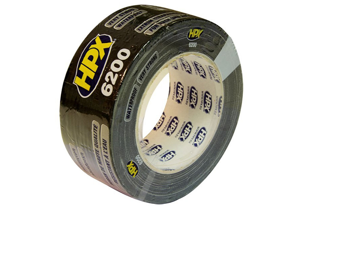 HPX PANTSERTAPE ZWART 48MM X 25M