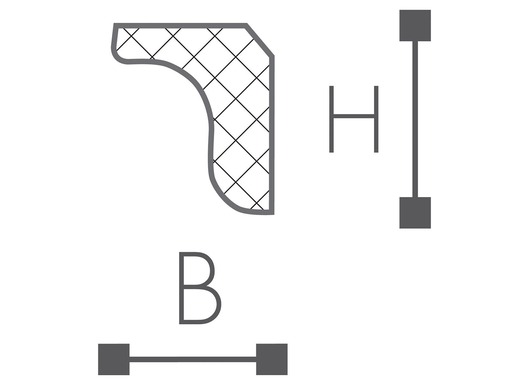 SIERLIJST POLYSTYREEN D0 L=2M (2 STUKS)