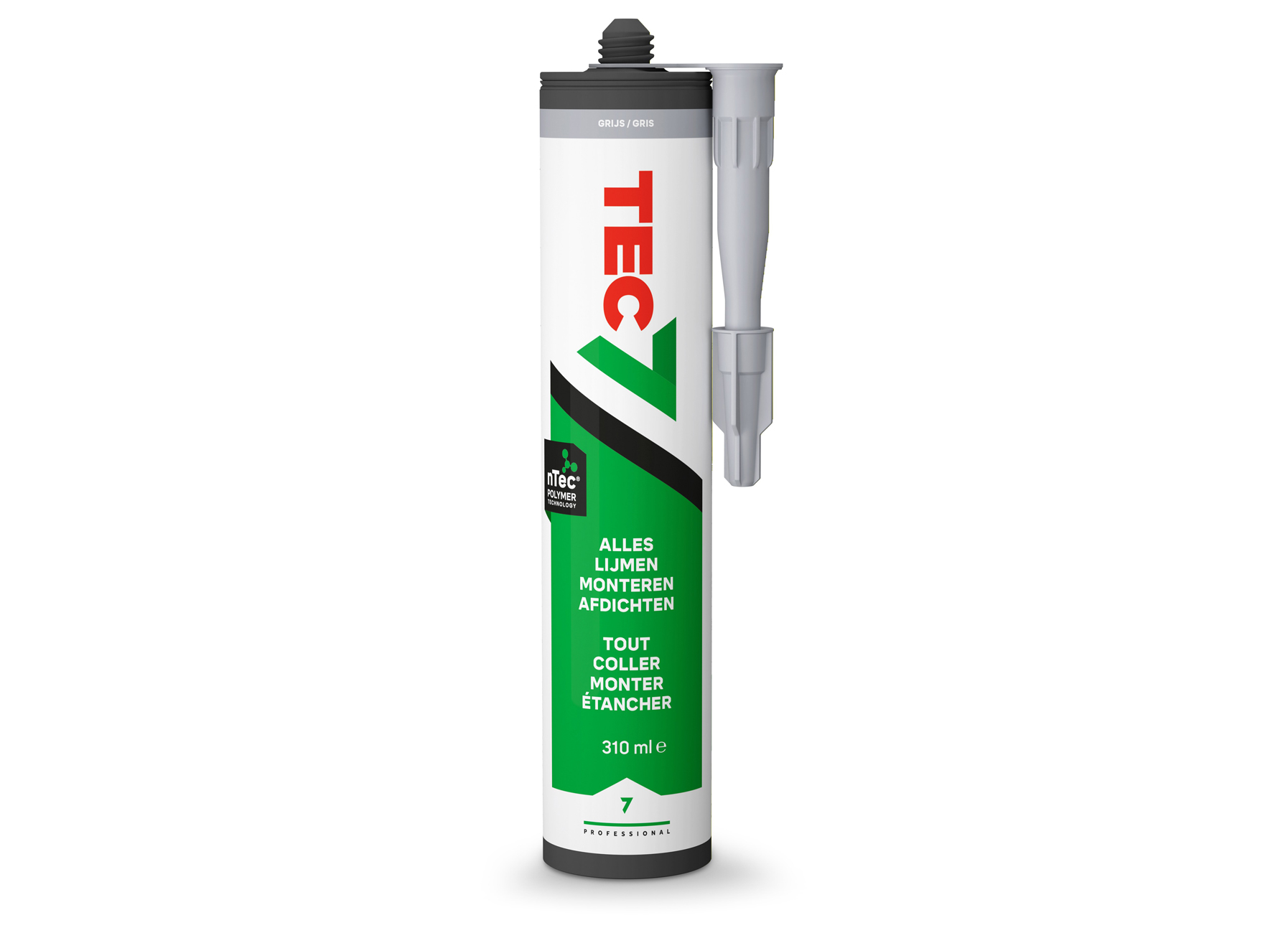 TEC 7 KOKER 310ML GRIJS