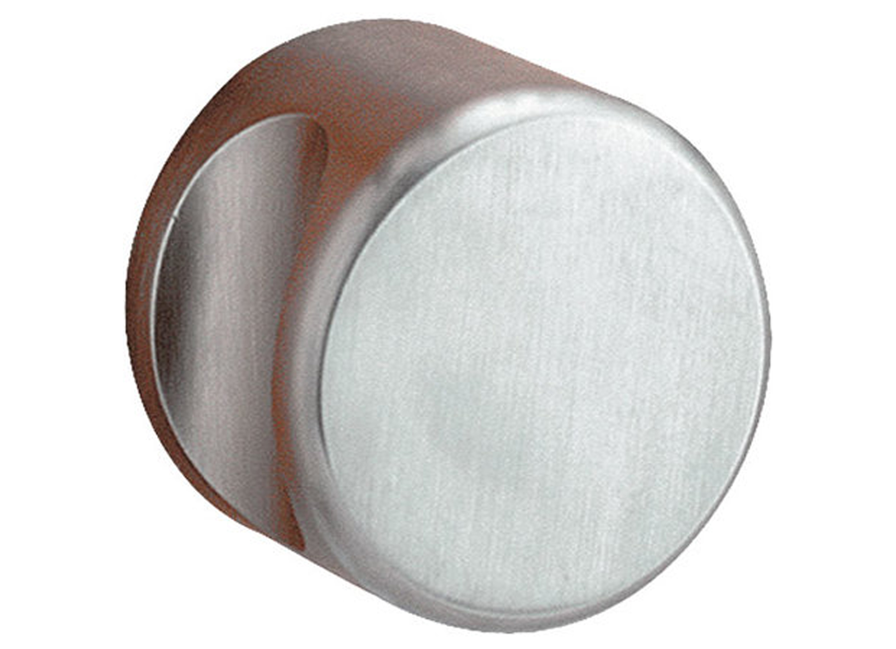 BOUTON DE PORTE MOBILE INOX Ø50MM