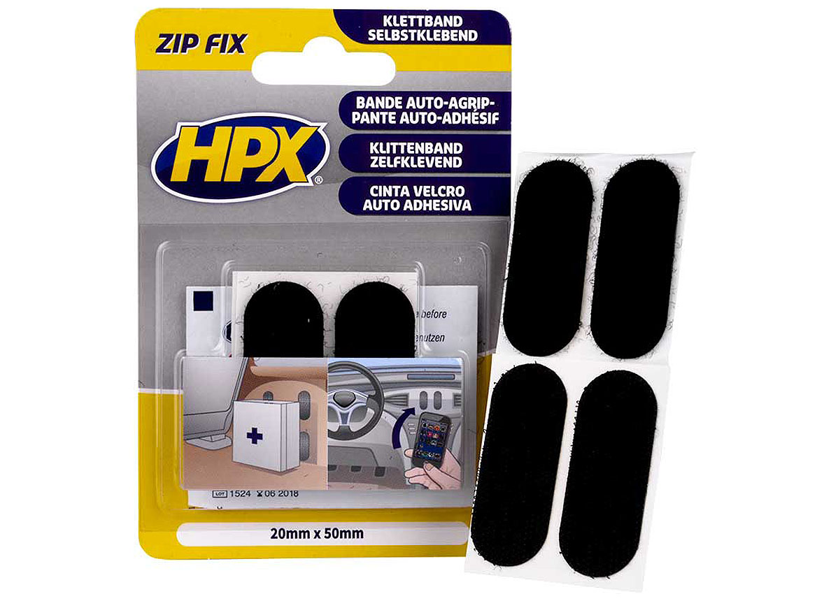 HPX ZIP FIX KLITTENBAND PADS 20MM X 50M