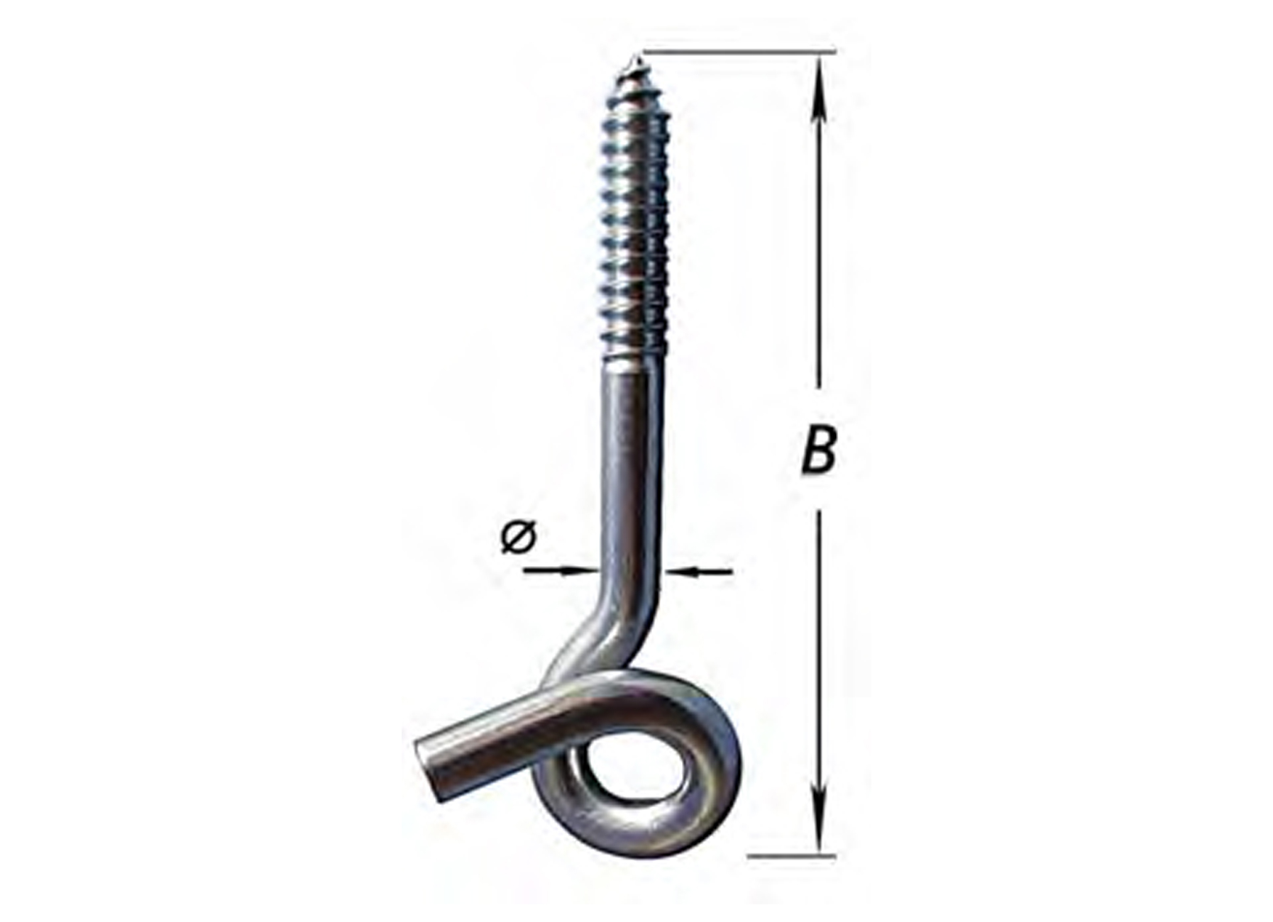 2 GYMNASTIEKHAKEN HOUTDRAAD 11X160 MM