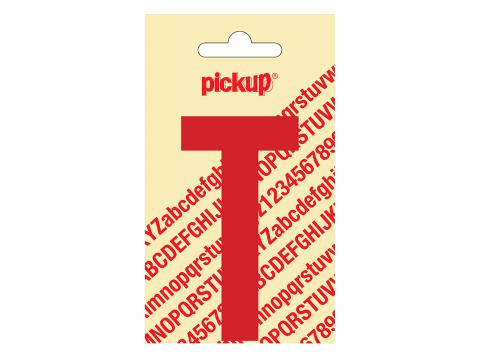 LETTRE ADHESIVE NOBEL 90MM ROUGE T