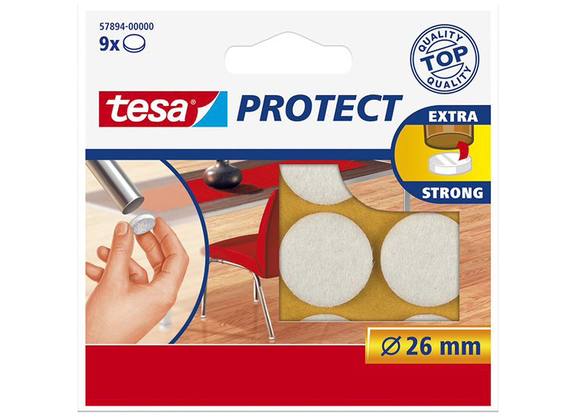 TESA PROTECT FEUTRE DE PROTECTION BLANC 26DIA 