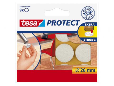 TESA PROTECT BESCHERMVILT WIT 26DIA