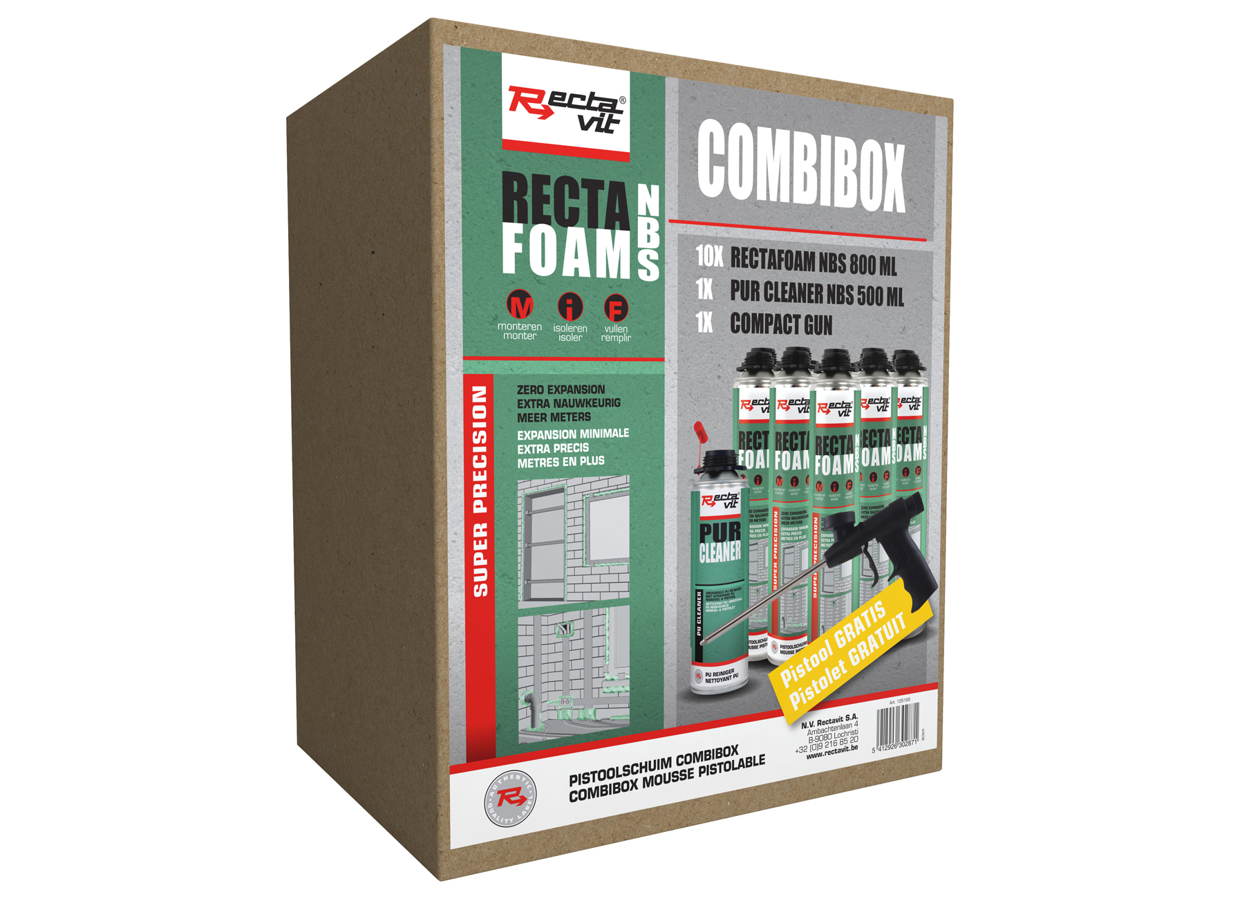 RECTAVIT COMBIBOX RECTA FOAM NBS SUPER PRECISION