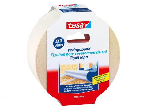 TESA DUBBELZIJDIGE TAPIJTTAPE 25MX50MM
